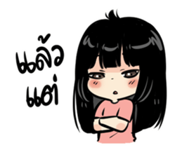 BlackHeart Girl sticker #7911902