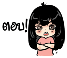 BlackHeart Girl sticker #7911920