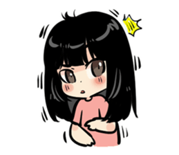 BlackHeart Girl sticker #7911921