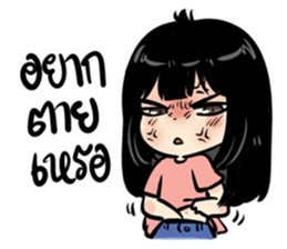 BlackHeart Girl sticker #7911923