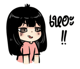 BlackHeart Girl sticker #7911924