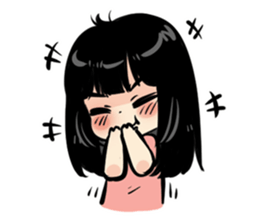 BlackHeart Girl sticker #7911935