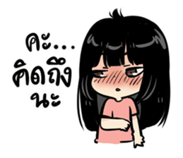 BlackHeart Girl sticker #7911937