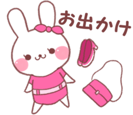nostalgic rabbit sticker #7912084