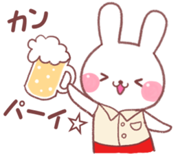 nostalgic rabbit sticker #7912086