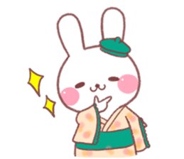 nostalgic rabbit sticker #7912090