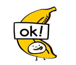 maybe banana sticker #7912186