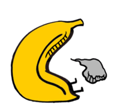 maybe banana sticker #7912203