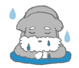 Doggie stamp sticker #7913372