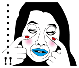 Strange face all stars 17. sticker #7913837