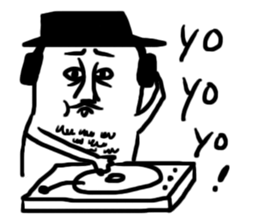 Funny sweet potato uncle sticker #7914295