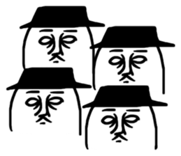 Funny sweet potato uncle sticker #7914297