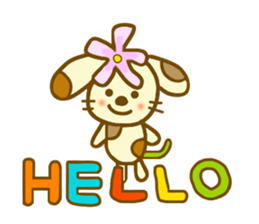 Cosmos dog.It is a word frequently used. sticker #7914596