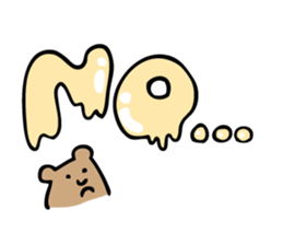 Simple Cute Bear sticker #7914905