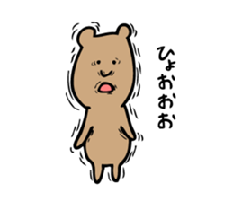 Simple Cute Bear sticker #7914906