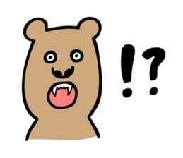 Simple Cute Bear sticker #7914909