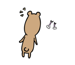 Simple Cute Bear sticker #7914921