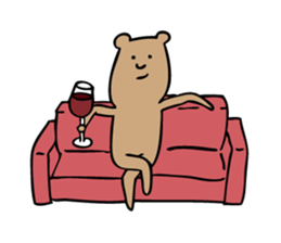 Simple Cute Bear sticker #7914933