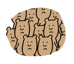 Simple Cute Bear sticker #7914939