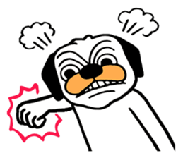 Little Bull dog & Owl Owl Best friends 2 sticker #7915033