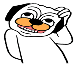 Little Bull dog & Owl Owl Best friends 2 sticker #7915038