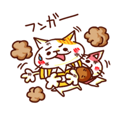 the pad of cat @ Rugby sticker #7915503