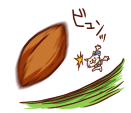 the pad of cat @ Rugby sticker #7915511