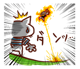 the pad of cat @ Rugby sticker #7915530