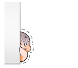 Okame-kun & pink-chan Vol.2 sticker #7915656