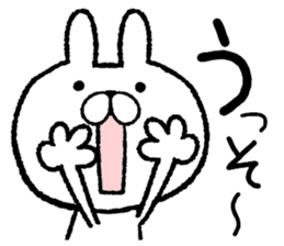 Frequently used words rabbit2 sticker #7916770