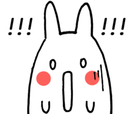 Fat Rabbit Round sticker #7917168