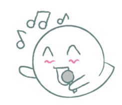 Small Friendly Boolulu sticker #7917311