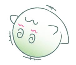 Small Friendly Boolulu sticker #7917317