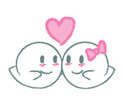 Small Friendly Boolulu sticker #7917318