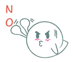 Small Friendly Boolulu sticker #7917323