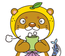 Ainan-cho your local character Nashi-kun sticker #7917668