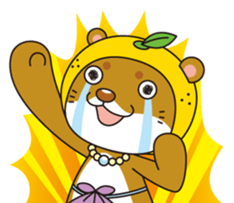 Ainan-cho your local character Nashi-kun sticker #7917698