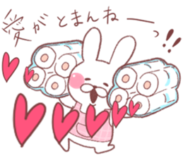 rabbit and bear ver1 sticker #7917827