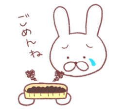 rabbit and bear ver1 sticker #7917841