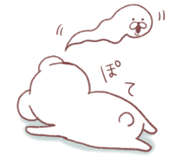 rabbit and bear ver1 sticker #7917850