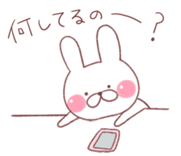 rabbit and bear ver1 sticker #7917853