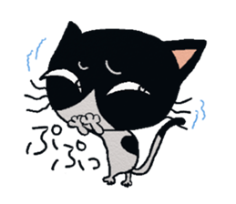 HACHI-NYAN,The happy cat sticker #7918181