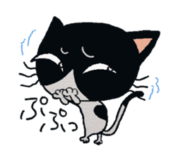 HACHI-NYAN,The happy cat sticker #7918181