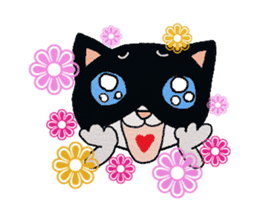 HACHI-NYAN,The happy cat sticker #7918186