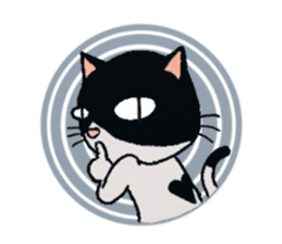 HACHI-NYAN,The happy cat sticker #7918202