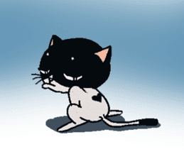 HACHI-NYAN,The happy cat sticker #7918212