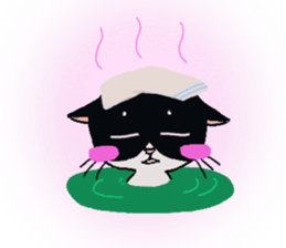 HACHI-NYAN,The happy cat sticker #7918213