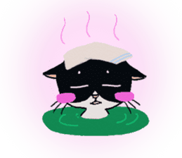 HACHI-NYAN,The happy cat sticker #7918213