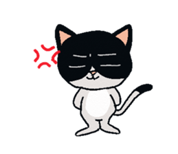 HACHI-NYAN,The happy cat sticker #7918216