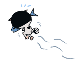 HACHI-NYAN,The happy cat sticker #7918217